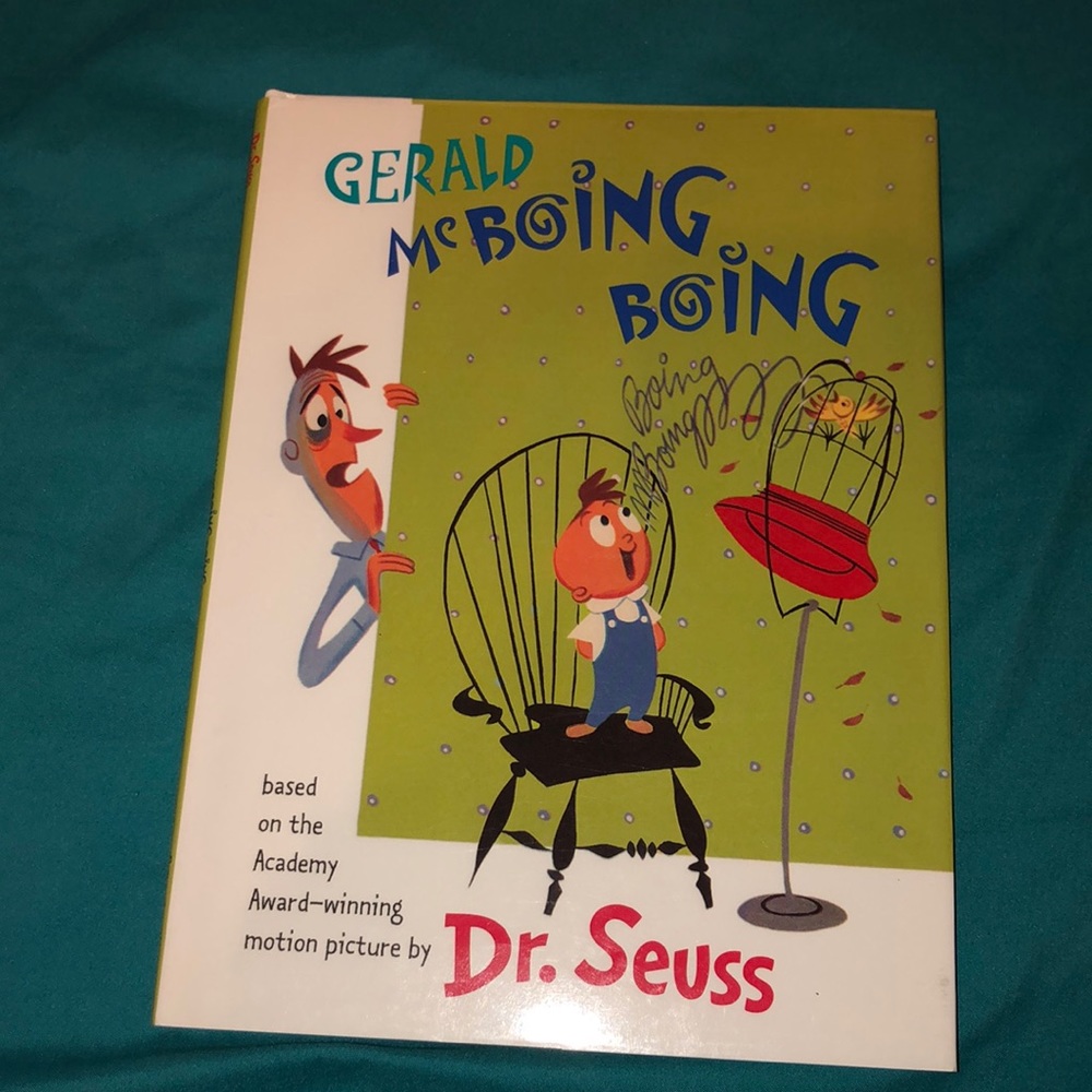 Dr. Seuss book “Gerald McBoing Boing”